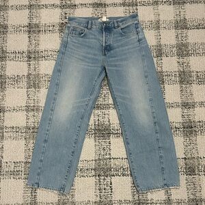 Madewell Petite Pieced Barrel-Leg Jeans Size 24P